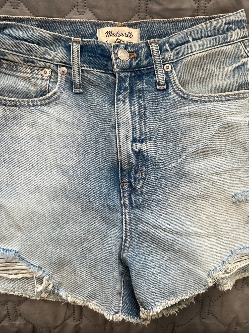 Madewell The Mom Jean Short Size 25 High Rise Fair Trade AO204 Denim